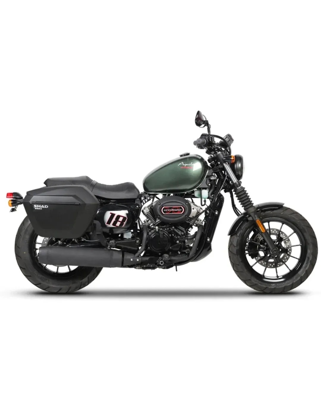 Монтажен комплект за куфари SHAD 3P SYSTEM HYOSUNG GV 125 AQUILA '18'19