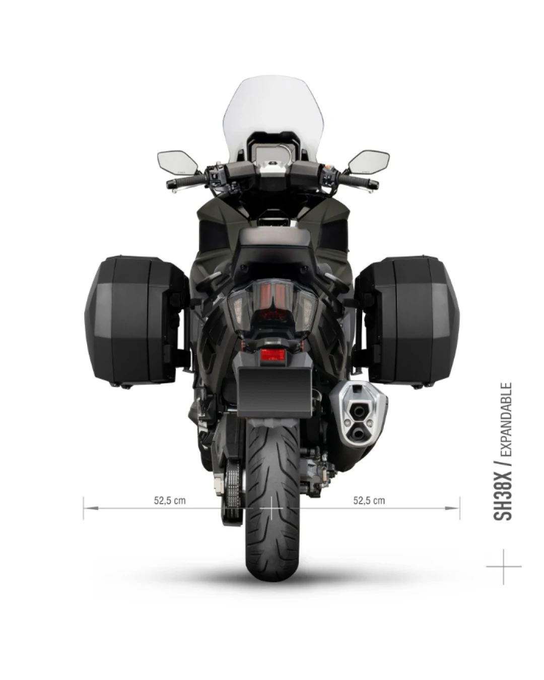 Монтажен комплект за куфари SHAD 3P SYSTEM KYMCO CV3 550 '22