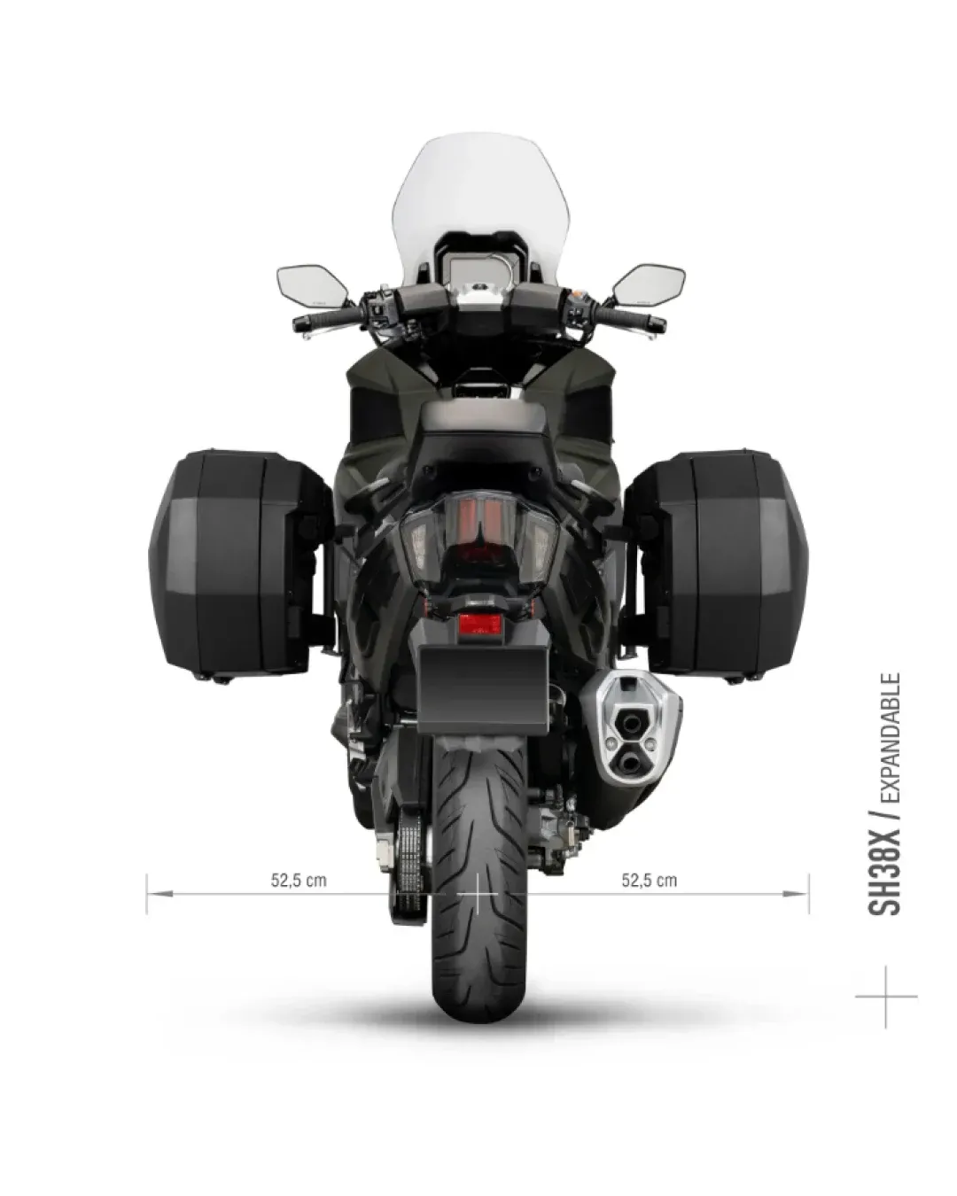 Монтажен комплект за куфари SHAD 3P SYSTEM KYMCO CV3 550 '22