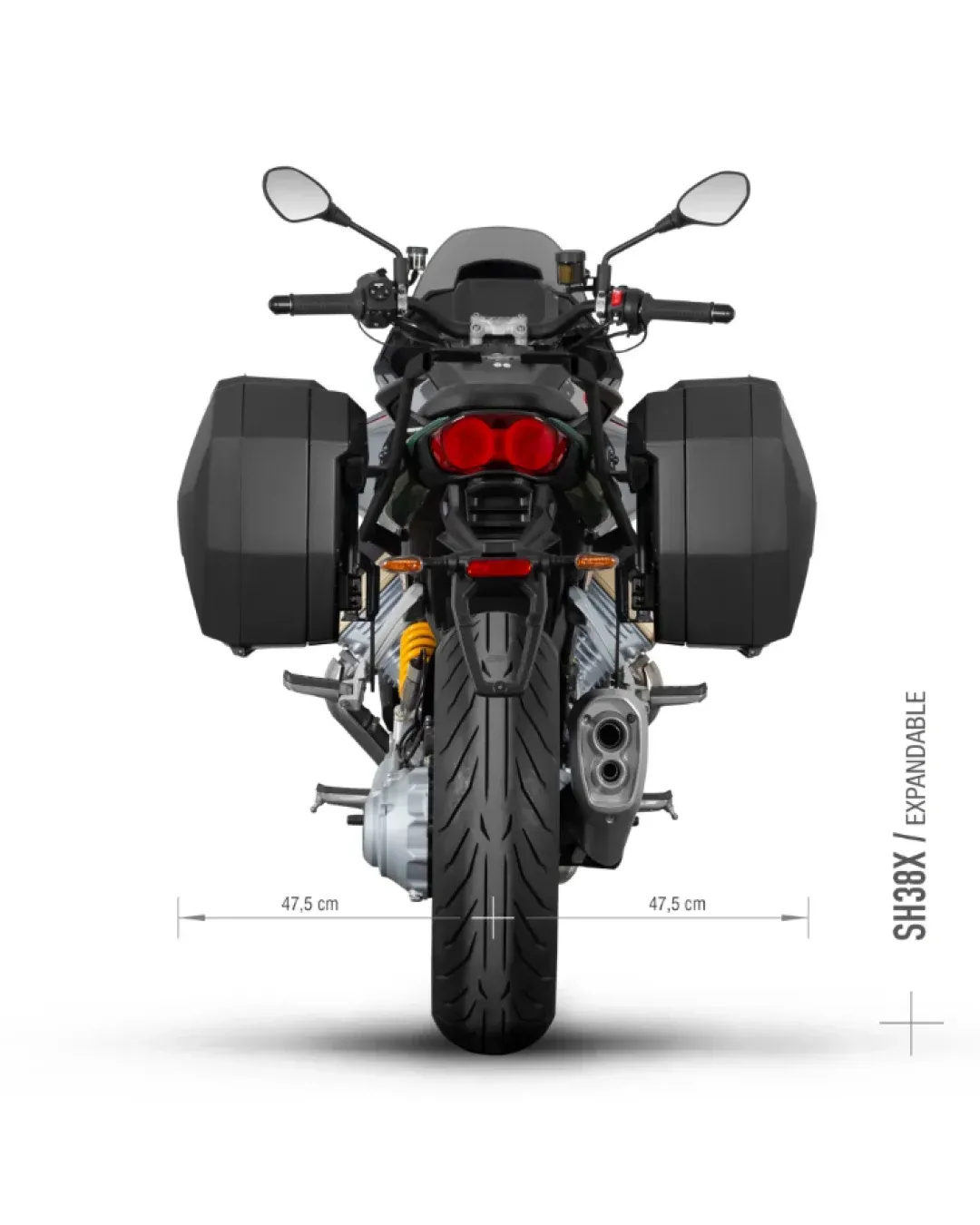 Монтажен комплект за куфари SHAD 3P SYSTEM MOTOGUZI V100 MANDELLO '23
