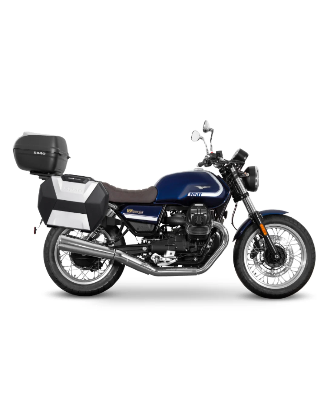 Монтажен комплект за куфари SHAD 3P SYSTEM MOTOGUZI V7 850 SPECIAL '23