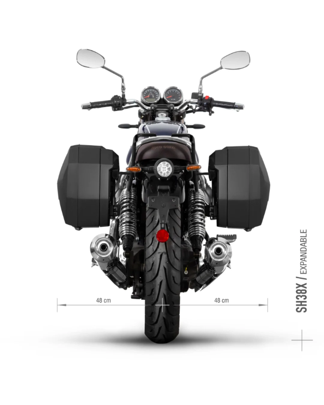 Монтажен комплект за куфари SHAD 3P SYSTEM MOTOGUZI V7 850 SPECIAL '23