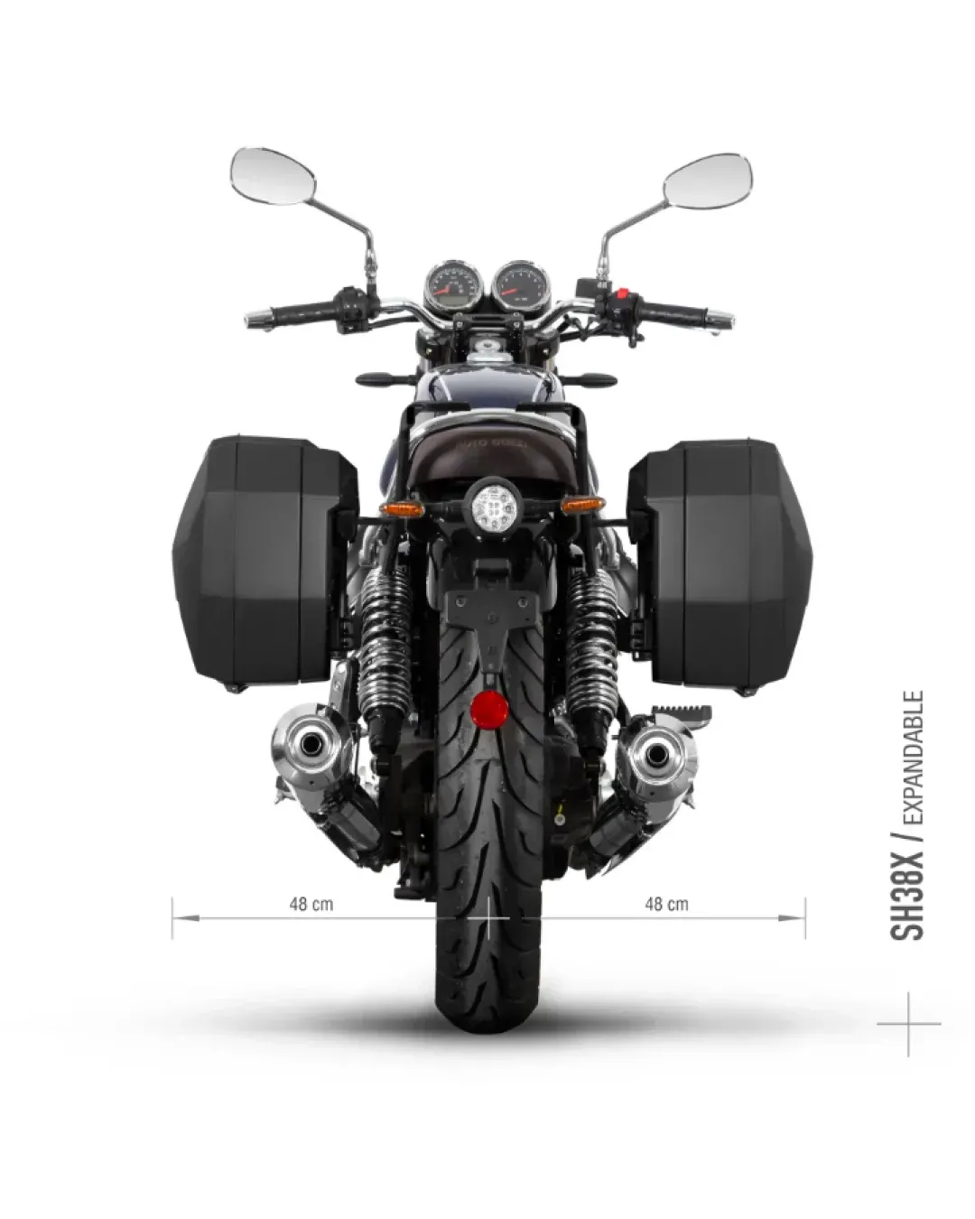 Монтажен комплект за куфари SHAD 3P SYSTEM MOTOGUZI V7 850 SPECIAL '23