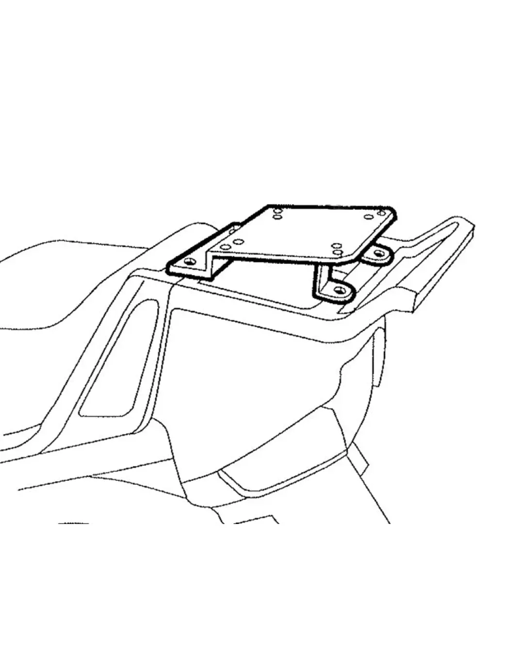 Монтажен комплект за куфари SHAD TOP MASTER BMW RT/K1100 LT 95