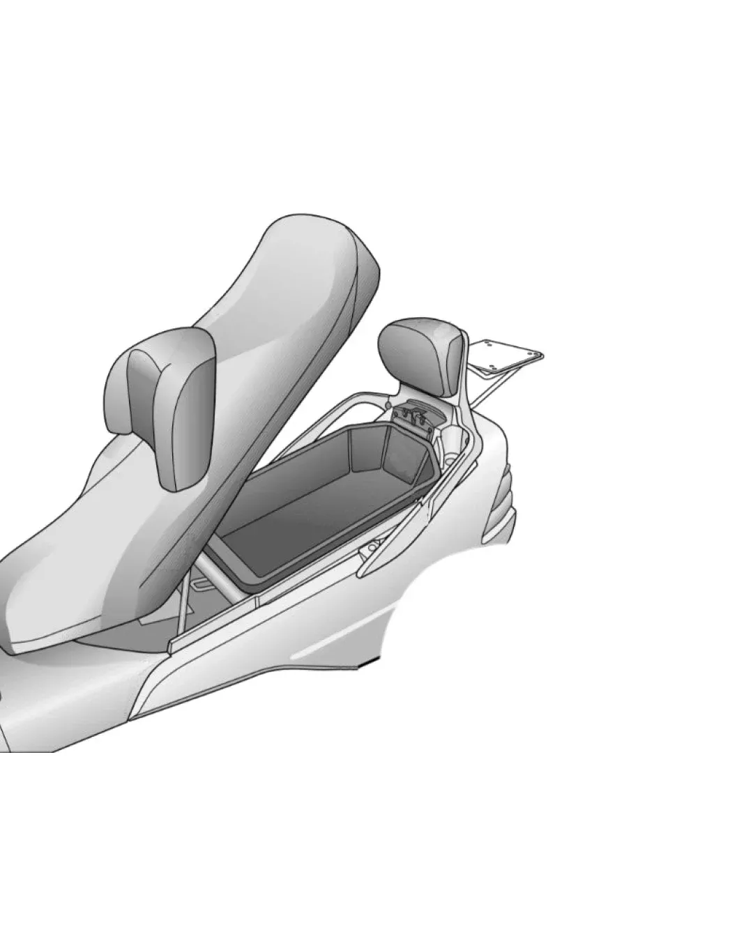 Монтажен комплект за куфари SHAD TOP MASTER BURGMAN 200/400 01