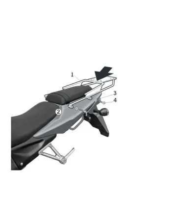 Монтажен комплект за куфари SHAD TOP MASTER DAELIM ROADWIN 125
