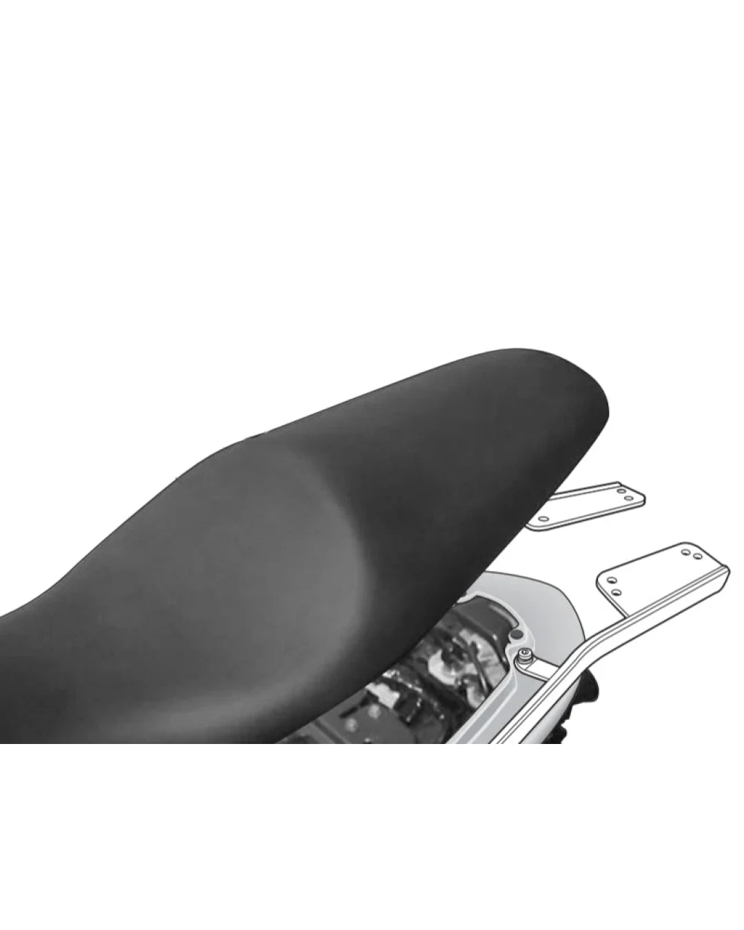 Монтажен комплект за куфари SHAD TOP MASTER KAWASAKI ER-6'05