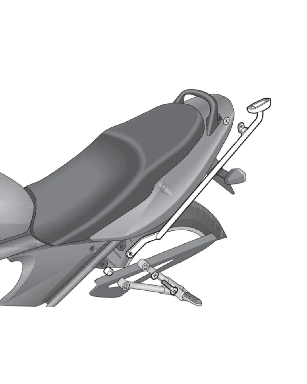 Монтажен комплект за куфари SHAD TOP MASTER SUZUKI BANDIT 650 '07-'09