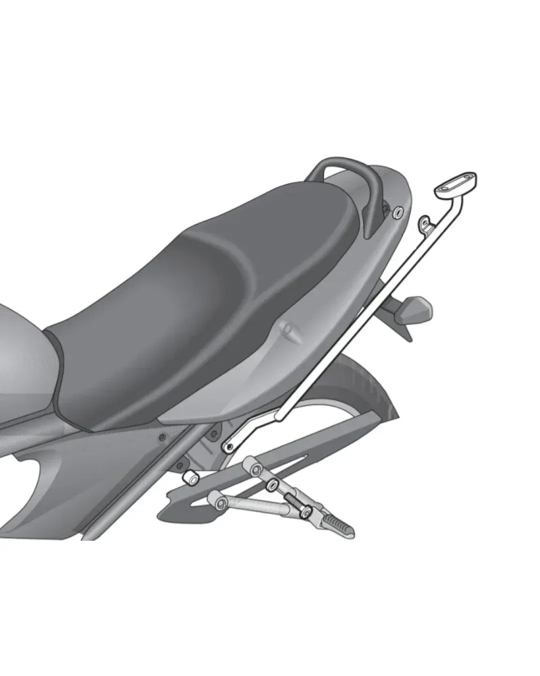 Монтажен комплект за куфари SHAD TOP MASTER SUZUKI BANDIT 650 '07-'09