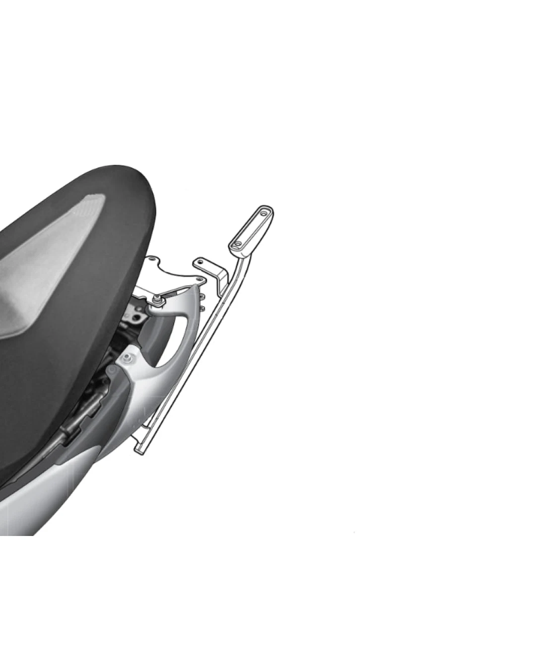 Монтажен комплект за куфари SHAD TOP MASTER SUZUKI GLADIUS 650 09