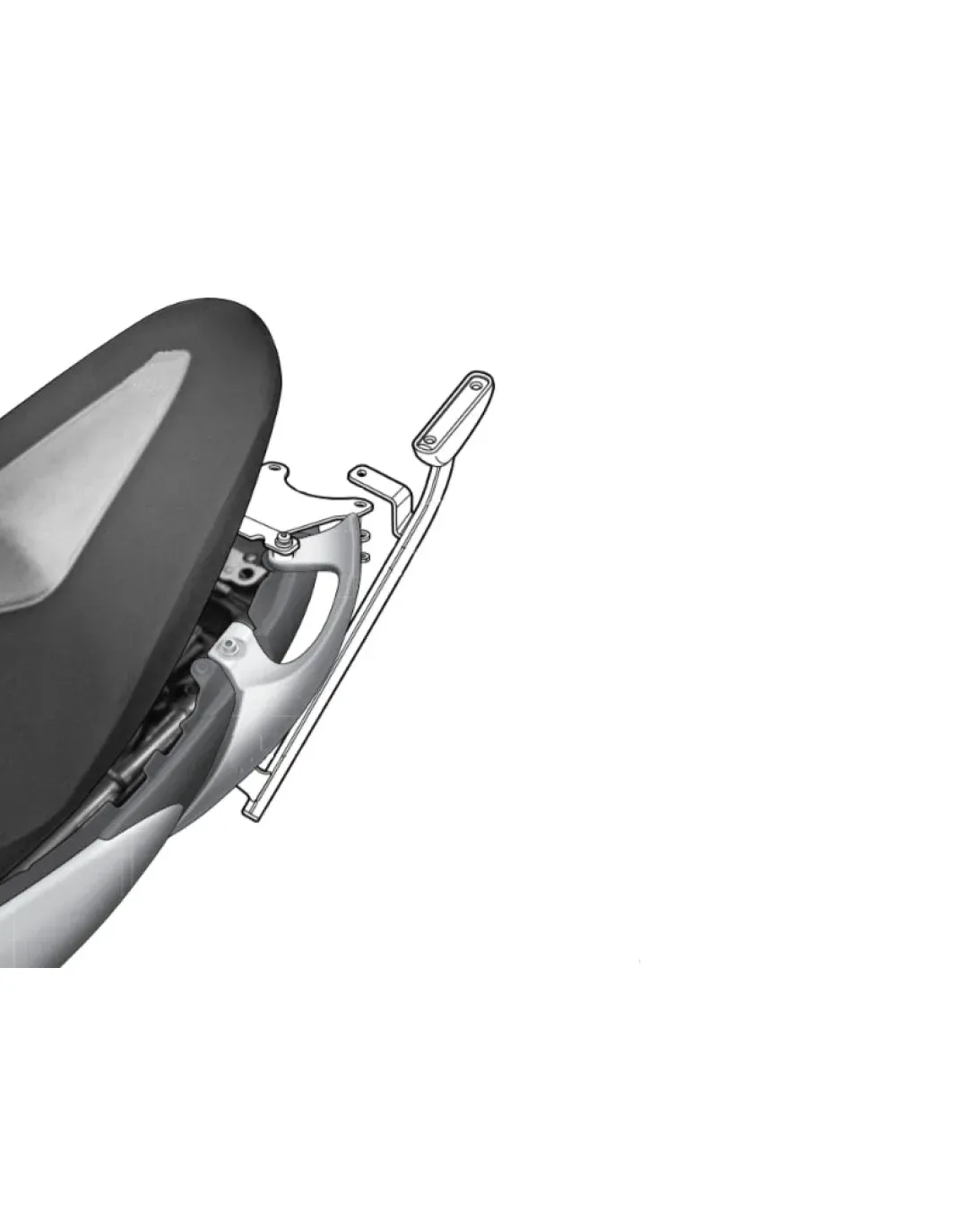 Монтажен комплект за куфари SHAD TOP MASTER SUZUKI GLADIUS 650 09