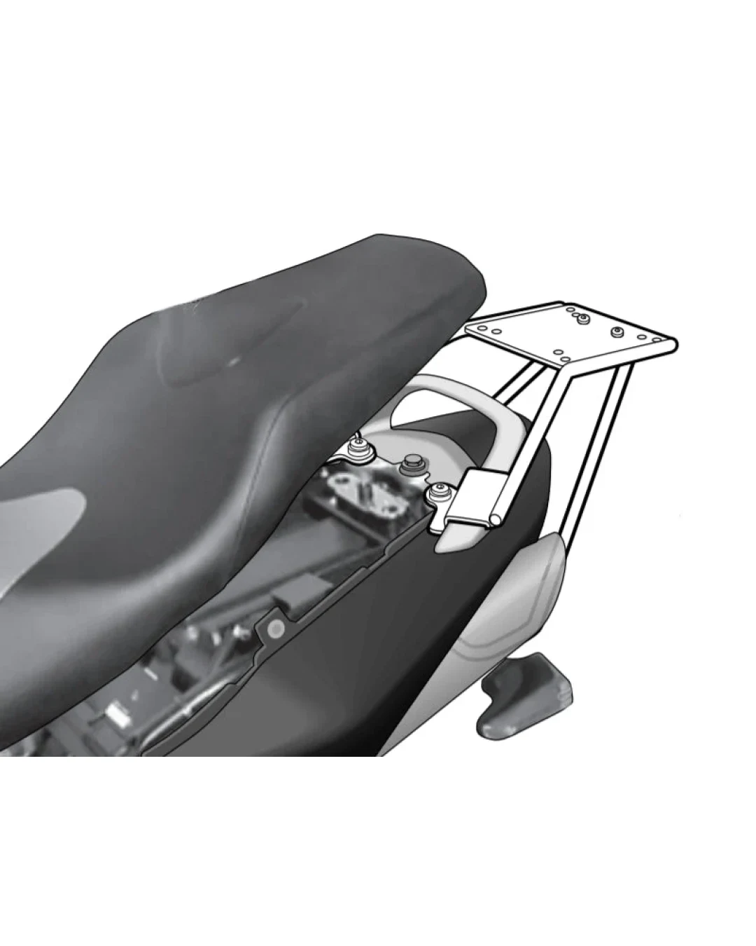 Монтажен комплект за куфари SHAD TOP MASTER SUZUKI GSR 600'06