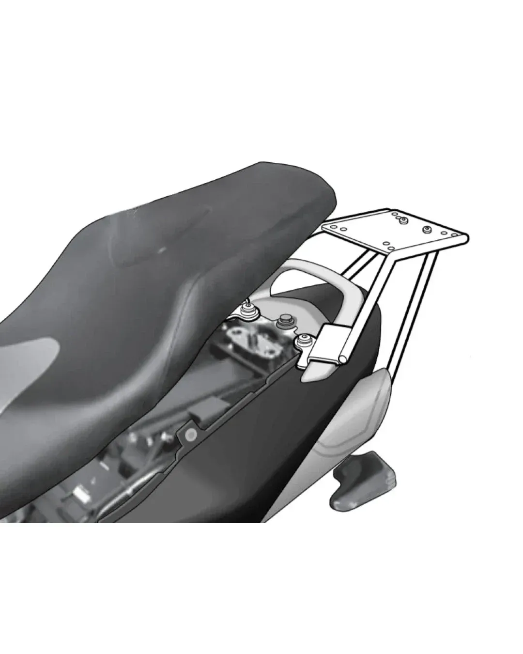 Монтажен комплект за куфари SHAD TOP MASTER SUZUKI GSR 600'06