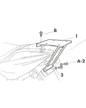 Монтажен комплект за куфари SHAD TOP MASTER YAMAHA AEROX 50 97