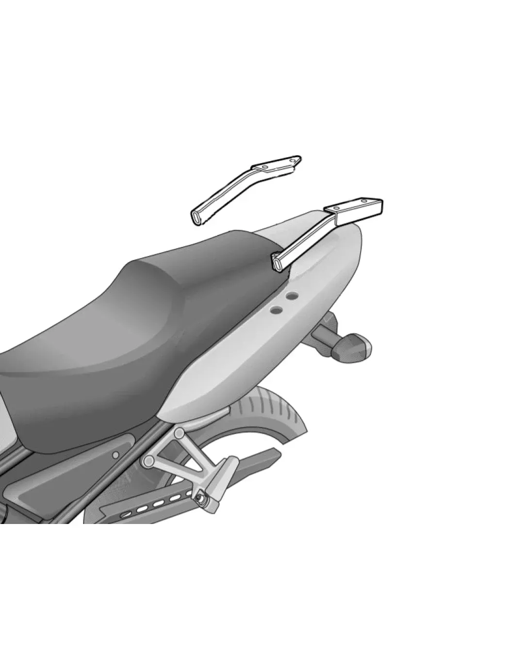 Монтажен комплект за куфари SHAD TOP MASTER YAMAHA FAZER 600 01