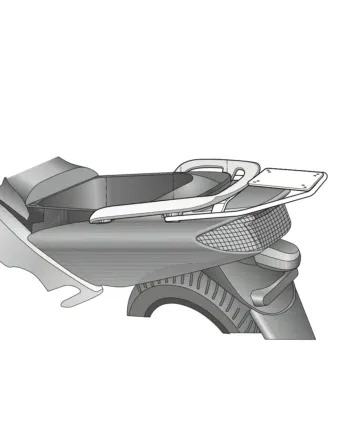Монтажен комплект за куфари SHAD TOP MASTER YAMAHA TMAX 500 01