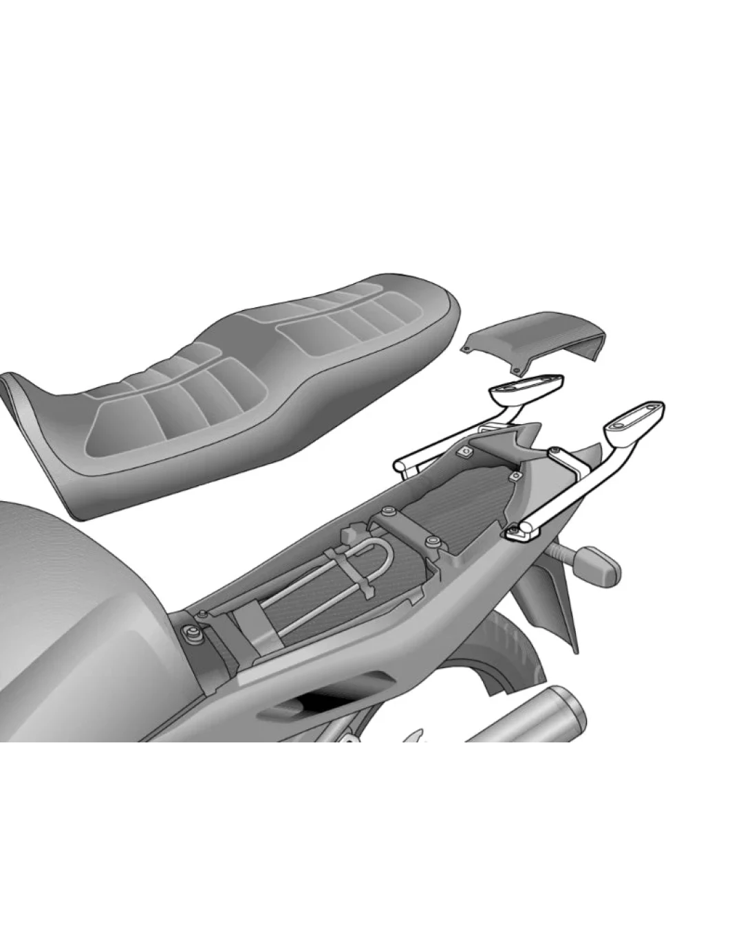 Монтажен комплект за куфари SHAD TOP MASTER YAMAHA XJ 900 94