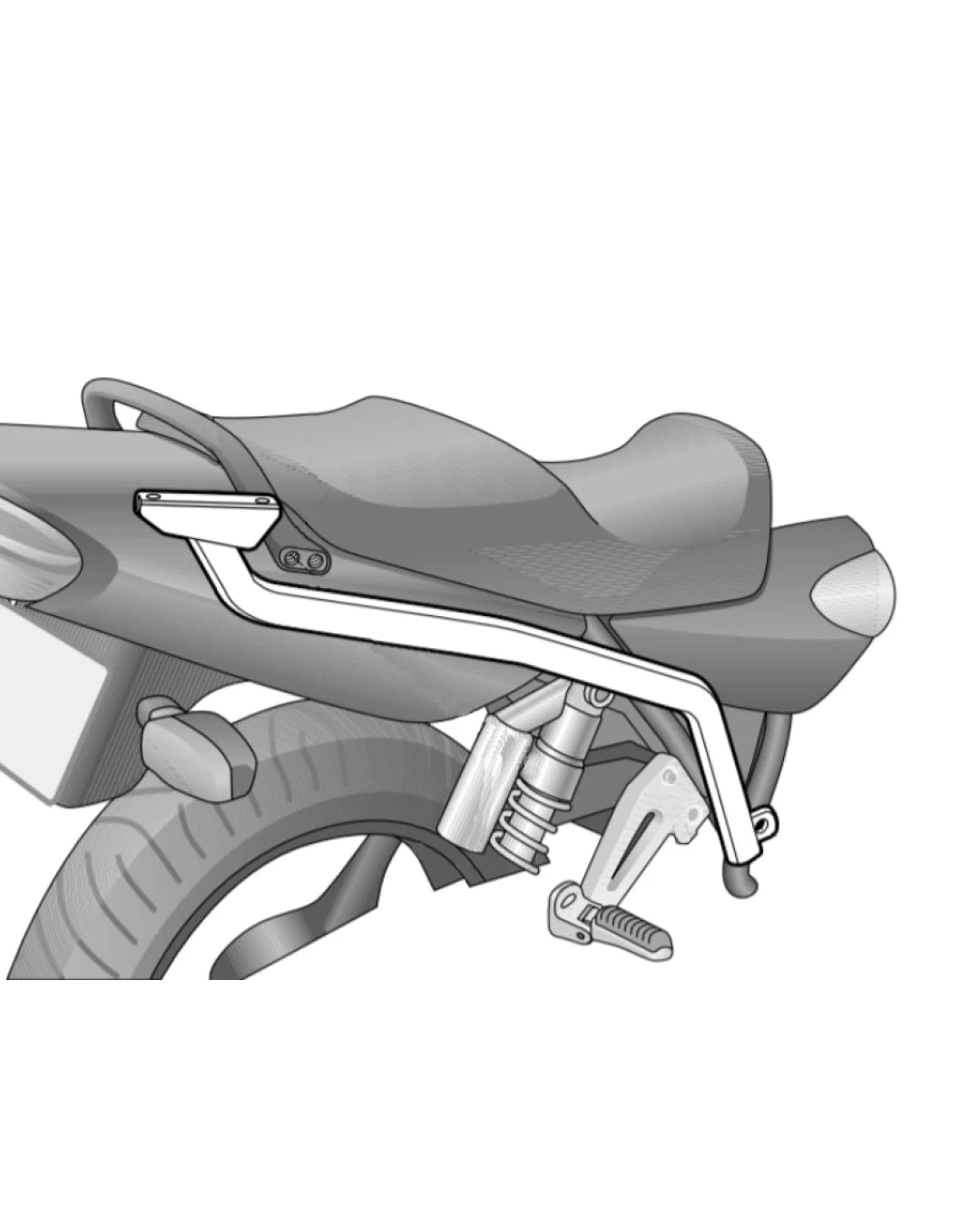 Монтажен комплект за куфари SHAD TOP MASTER YAMAHA XJR 1300 01