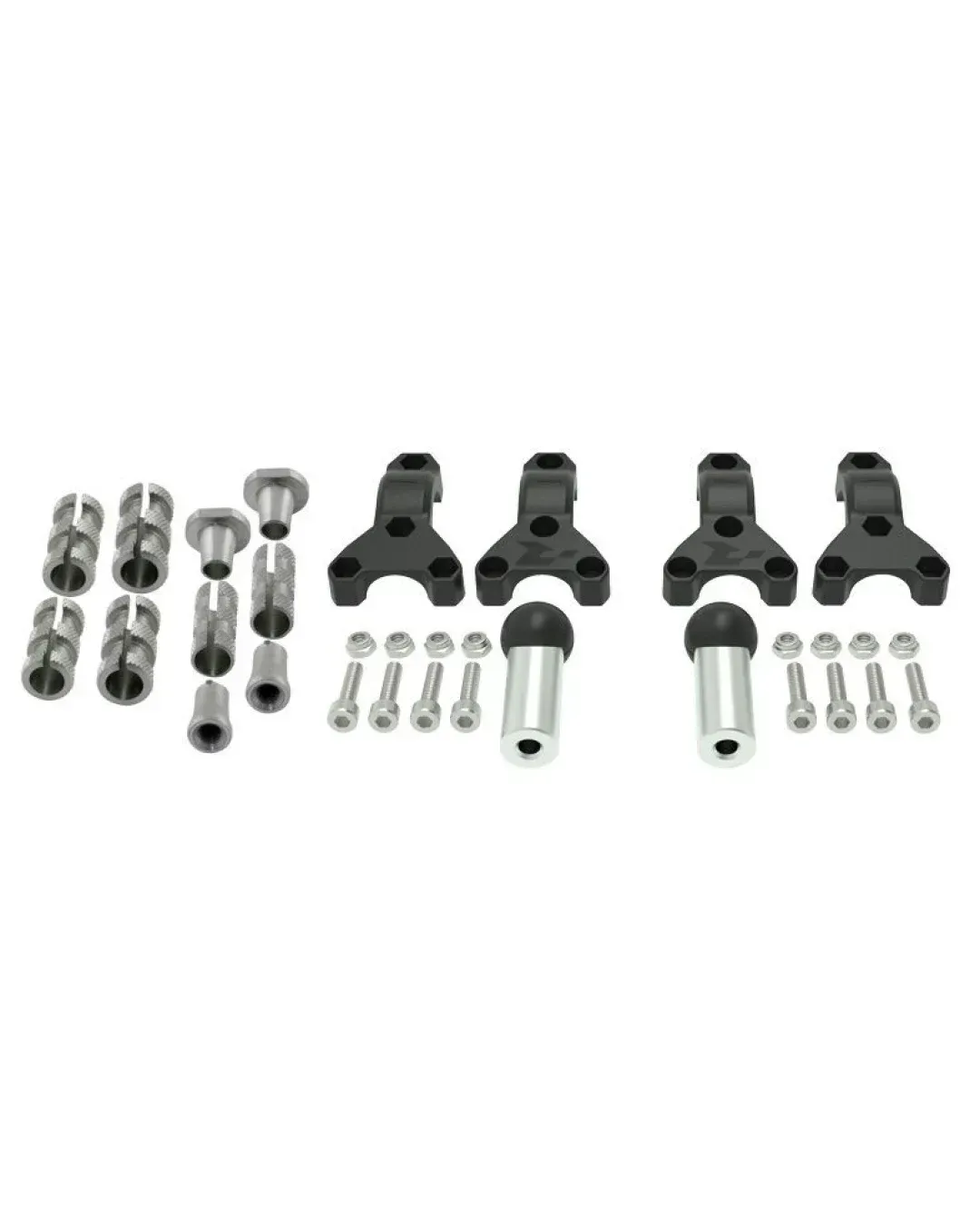 Монтажен комплект за протектори за кормило RACETECH Spheric Fitting Kit Hand Guard Ø22/28,6mm - universal