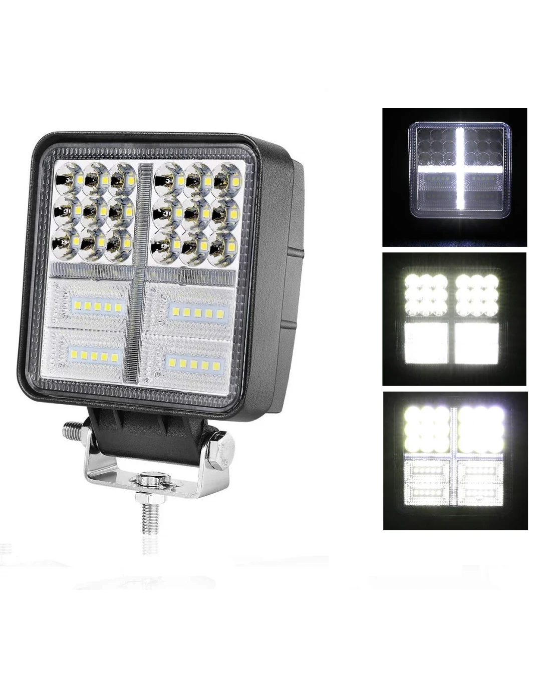 Мощен 162W LED 54 ЛЕД Диоден Фар Работна Лампа Прожектор Задна Светлина 12V 24V