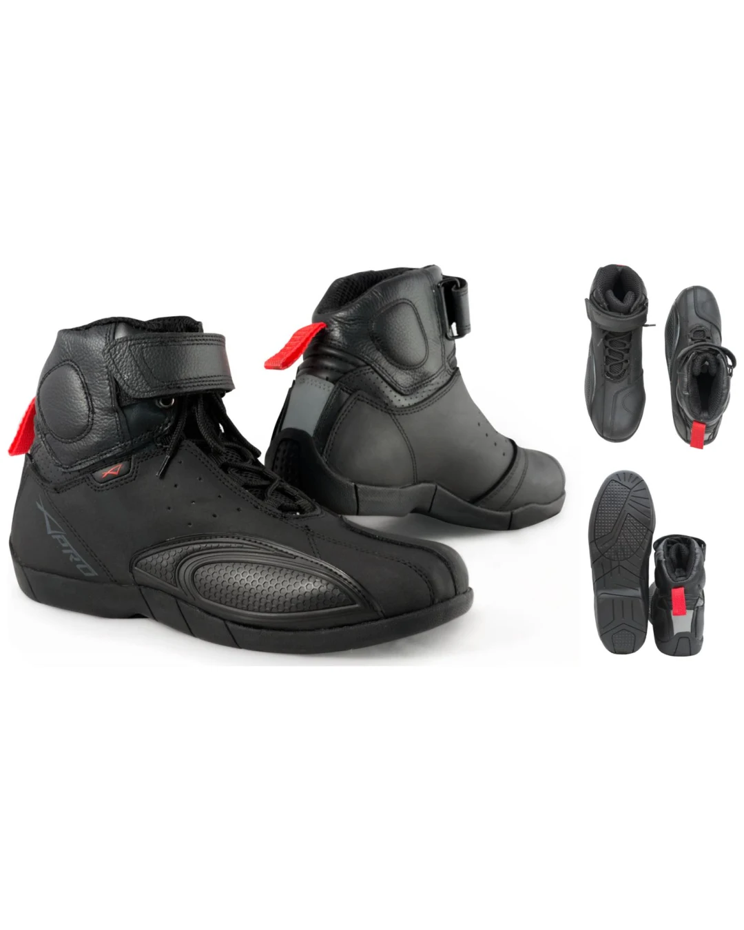 Мото боти A-PRO PUSHER BLACK