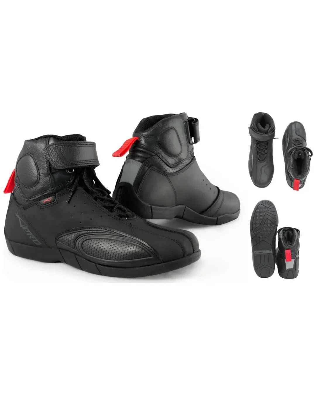 Мото боти A-PRO PUSHER BLACK