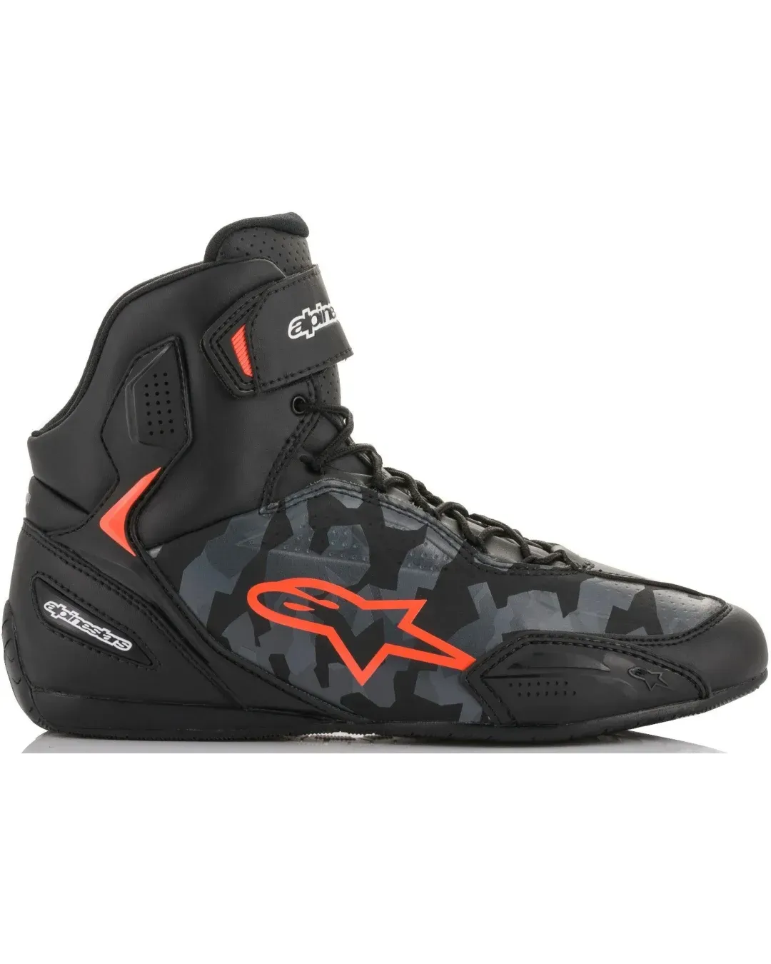 Мото боти ALPINESTARS FASTER-3 BLACK/GRAY/CAMO/RED