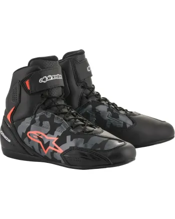 Мото боти ALPINESTARS FASTER-3 BLACK/GRAY/CAMO/RED