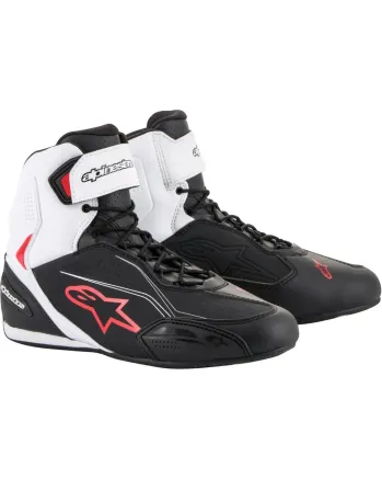 Мото боти ALPINESTARS FASTER-3 BLACK/WHITE/RED