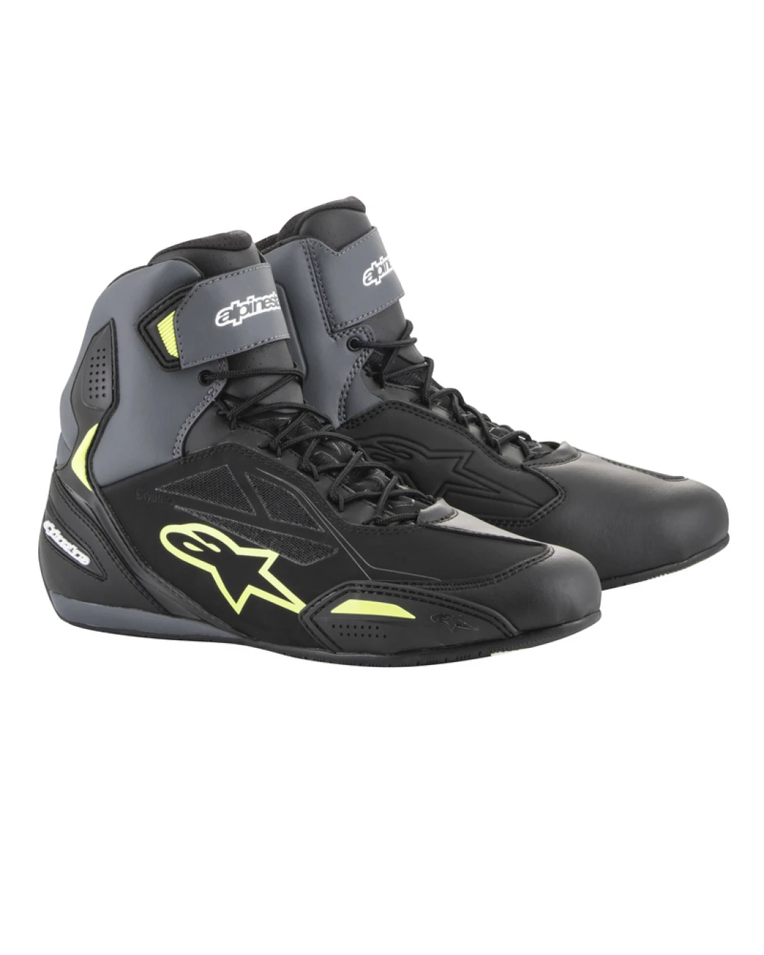 Мото боти ALPINESTARS FASTER-3 DRYSTAR BLACK YELLOW FLUO