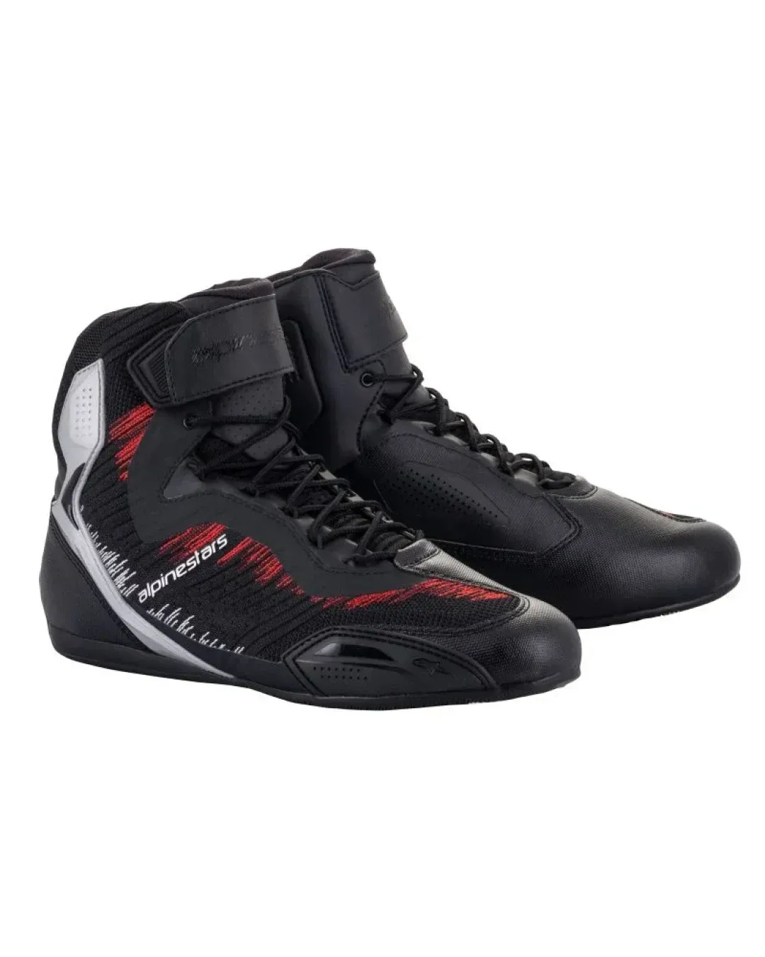 Мото боти ALPINESTARS FASTER-3 RIDEKNIT BLACK/RED/SILVER