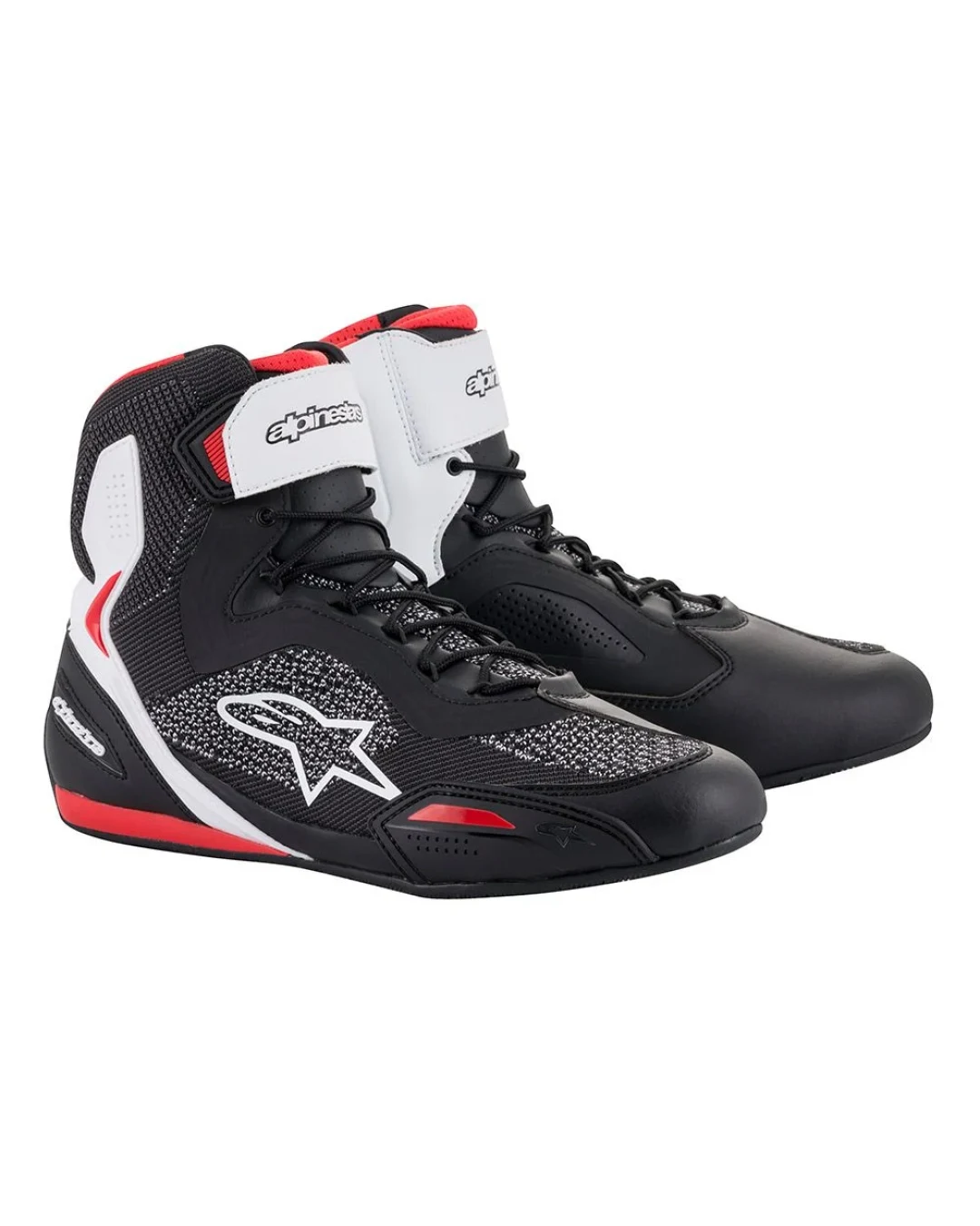 Мото боти ALPINESTARS FASTER-3 RIDEKNIT BLACK/WHITE/RED