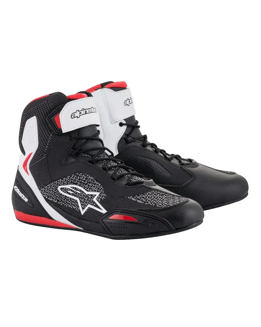 Мото боти ALPINESTARS FASTER-3 RIDEKNIT BLACK/WHITE/RED