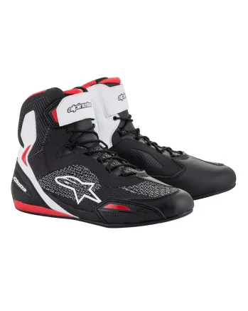 Мото боти ALPINESTARS FASTER-3 RIDEKNIT BLACK/WHITE/RED
