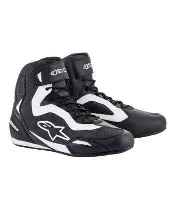 Мото боти ALPINESTARS FASTER-3 RIDEKNIT BLACK/WHITE