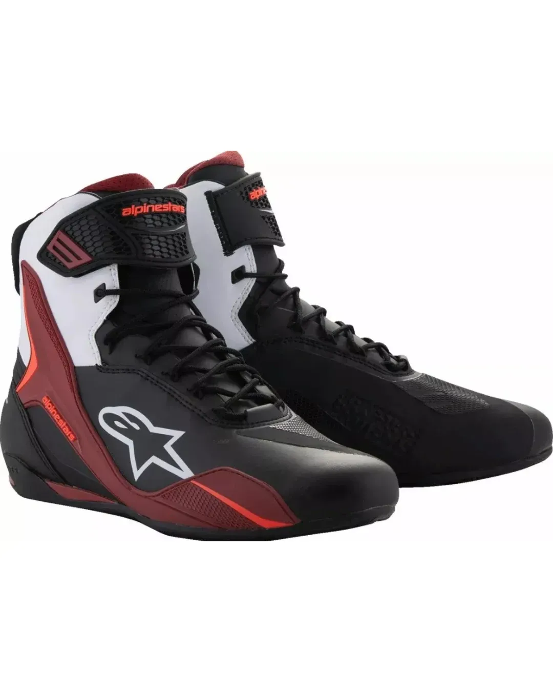 Мото боти ALPINESTARS FASTER-4 BK/WH/DK RD