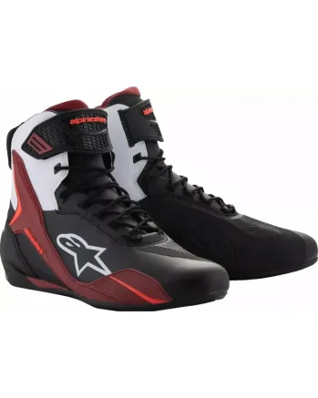 Мото боти ALPINESTARS FASTER-4 BK/WH/DK RD