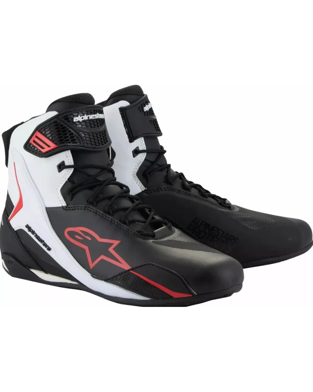 Мото боти ALPINESTARS FASTER-4 BLK/WHT/RD