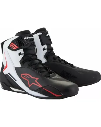 Мото боти ALPINESTARS FASTER-4 BLK/WHT/RD