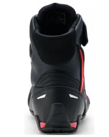Мото боти ALPINESTARS FASTER-4 DS BLACK/RIO RED/FLUO