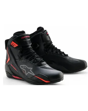 Мото боти ALPINESTARS FASTER-4 DS BLACK/RIO RED/FLUO