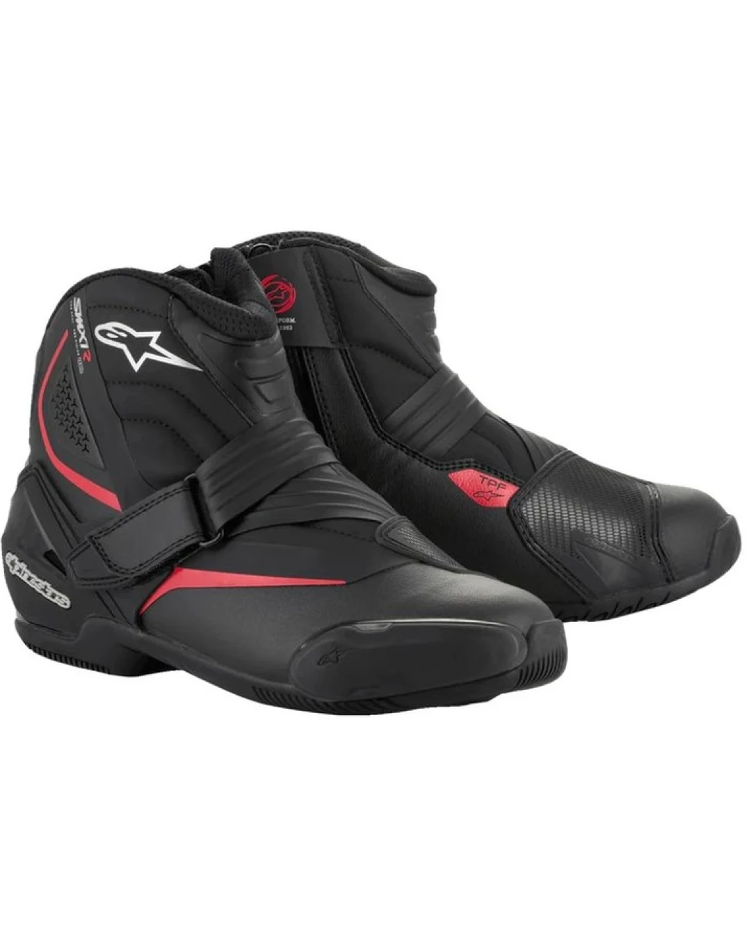 Мото боти ALPINESTARS SMX-1 R V2 BLACK/RED