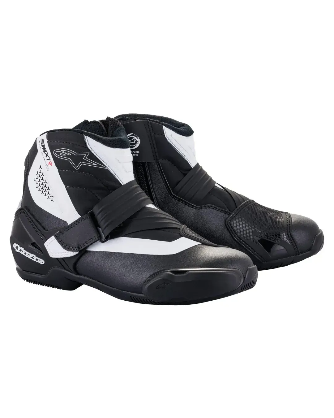 Мото боти ALPINESTARS SMX-1 R V2 BLACK/WHITE