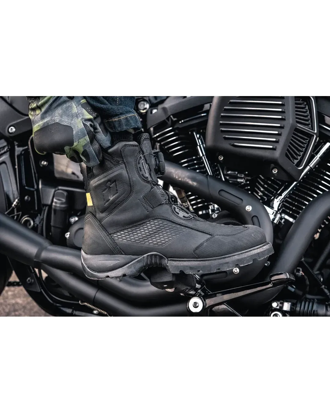 Мото боти ICON STORMHAWK BLACK
