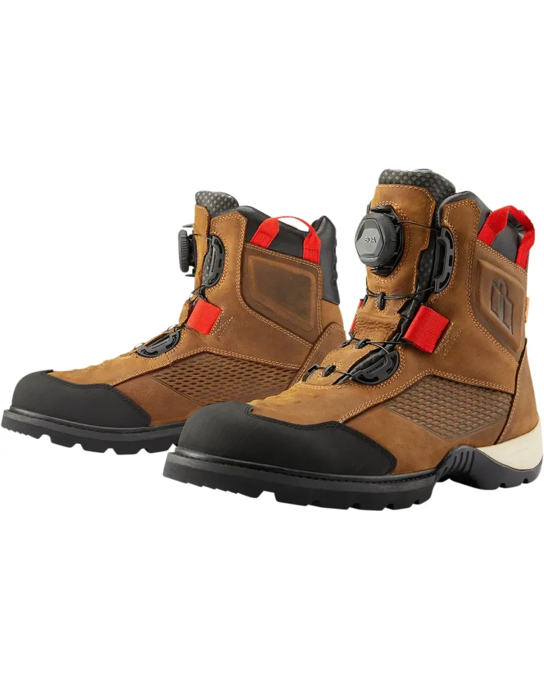 Мото боти ICON STORMHAWK BROWN