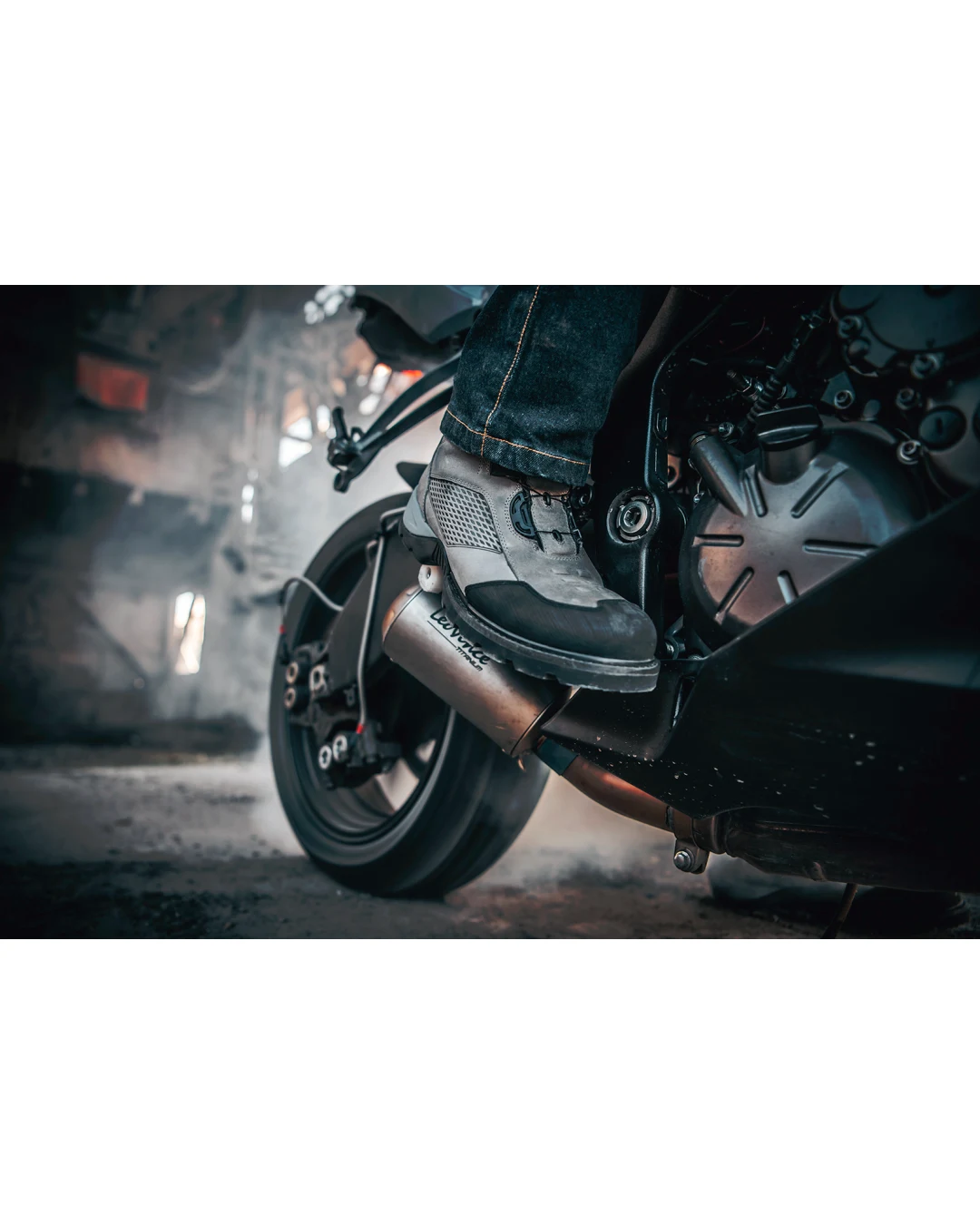 Мото боти ICON STORMHAWK GRAY