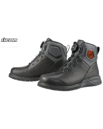 Мото боти ICON Upstate BLACK