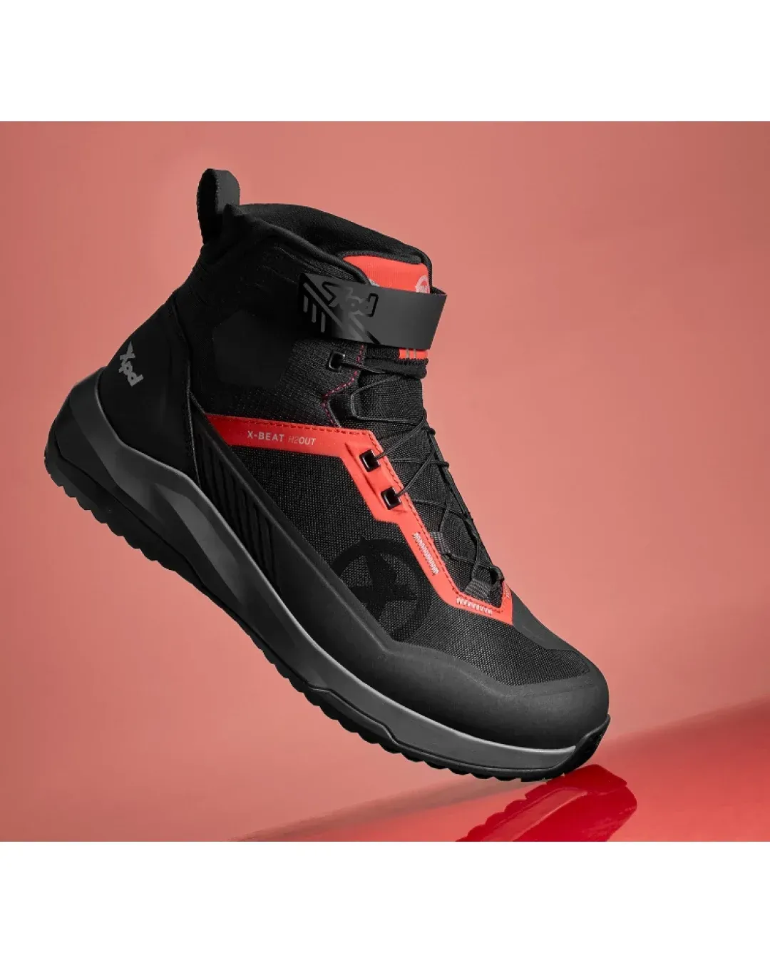 Мото боти XPD X-BEAT H2OUT® BLACK/RED