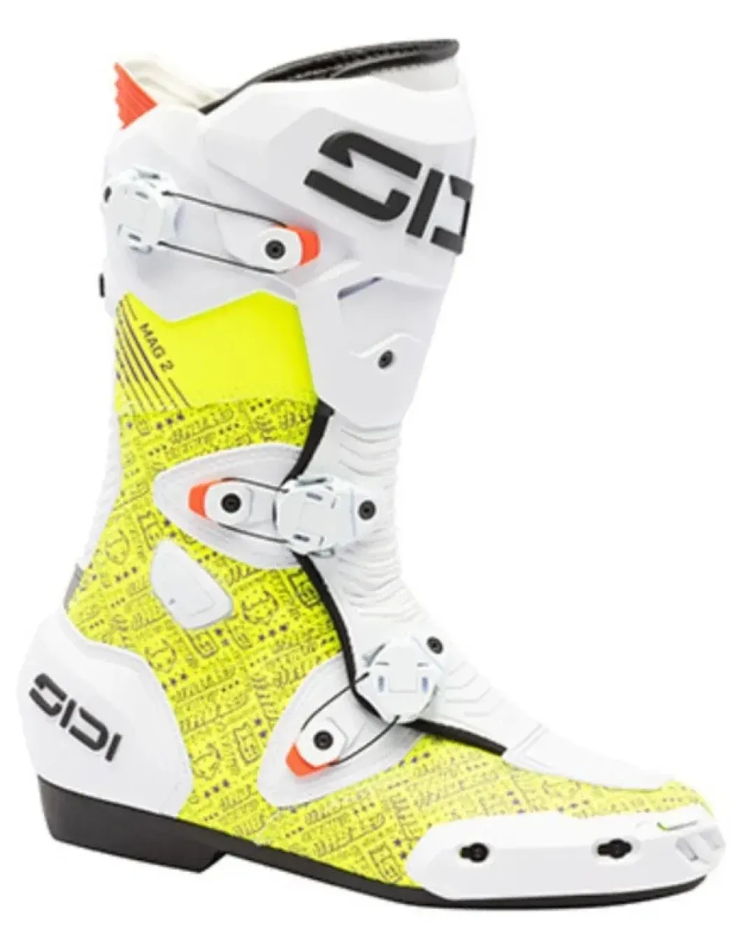 Мото ботуши SIDI MAG-2 AIR WHITE/YELLOW