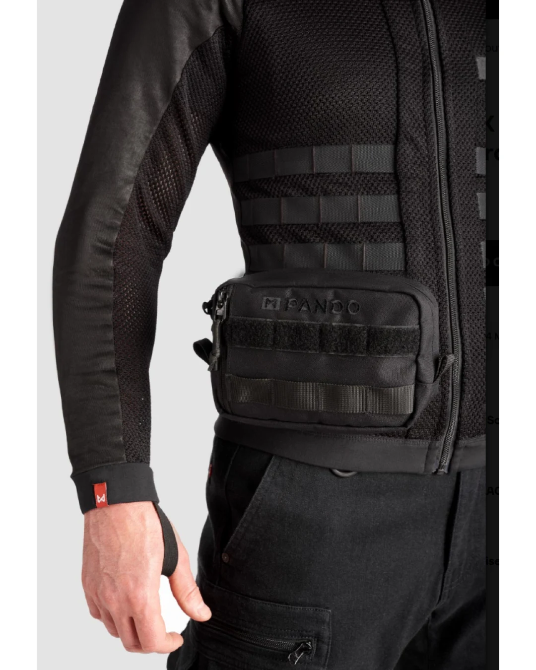 Мото чанта PANDO MOTO POUCH BLACK Cordura®